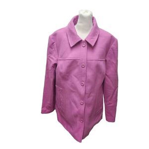 Womens NWT Pendleton Jacket Size XL Pink